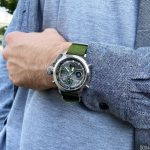 AMST 3003 Silver-Black Green Wristband - Зображення 4