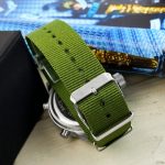 AMST 3003 Silver-Black Green Wristband - Зображення 5