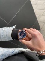 Кварцовий хронограф Curren 8351 Blue-Cuprum - Зображення 5