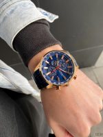 Кварцовий хронограф Curren 8351 Blue-Cuprum - Зображення 4