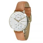 Guardo 012522-3 Brown-Gold-White