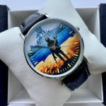 Годинник з принтом "русский корабль" мітки