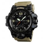 Skmei 1155 Black-Khaki