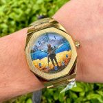 Годинник механічний 002 "Рускій Корабль" Золото - Зображення 2