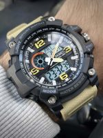 Skmei 1283 Black-Khaki Wristband - Зображення 4