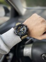 Skmei 1283 Black-Khaki Wristband - Зображення 3