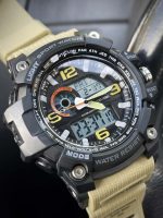 Skmei 1283 Black-Khaki Wristband - Зображення 2