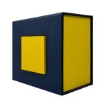 Коробка для годинника з квадратом Blue-Yellow