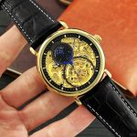 Механічний годинник Forsining 1125 Gold-Black з автопідзаводом і фазами місяця - Зображення 5