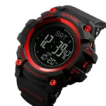 Skmei 1356RD Black-Red + Compass - Зображення 2