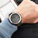 Skmei 1416 Silver-Black-Military Wristband - Зображення 3