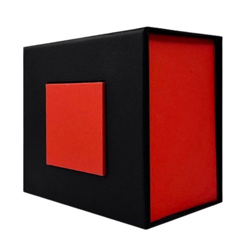 SK-1000-0251-500x500 Коробка до годинника з квадратом Black-Red - Зображення 1