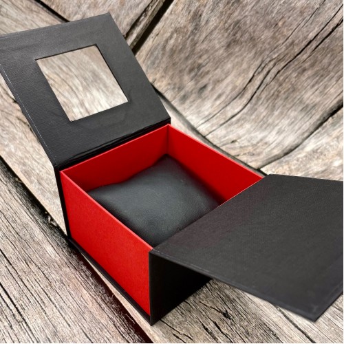 Коробка до годинника з квадратом Black-Red - Зображення 4