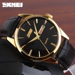 Жіночий кварцовий годинник Skmei 9073GDBK-S Gold-Black lady - Зображення 3
