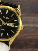 Жіночий кварцовий годинник Skmei 9073GDBK-S Gold-Black lady - Зображення 7