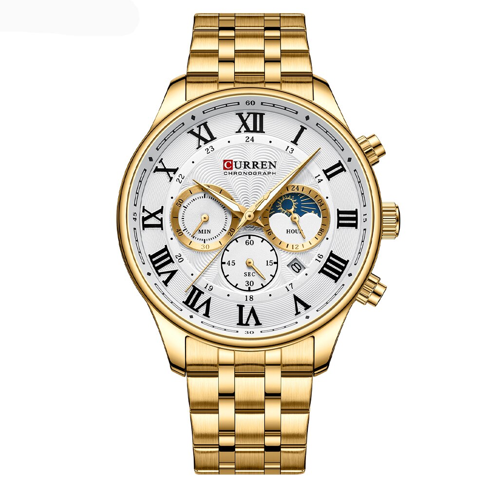 Curren 8427 Gold-White Curren 8427 Gold-White - Зображення 1