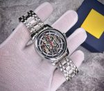 Годинник механічний з автопідзаводом Awarder 025 Sharp Silver Black - Зображення 4