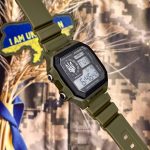 Годинник наручний  Patriot 010AGUASI Тризуб срібло Зелений + Коробка - Зображення 4