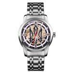 Годинник механічний з автопідзаводом Awarder 025 Sharp Silver Black