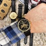 Годинник наручний Patriot 022 Gold-Black Mechanic Де би не був - Зображення 3