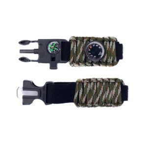 Ремінець паракордовий багатофункціональний Camo Green