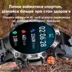 Розумний годинник Modfit Combat Silver Orange - Зображення 9