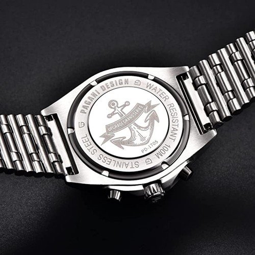 Pagani Design PD-1705-1 Silver-Black Steel - Зображення 4