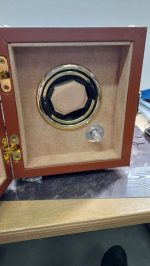 Коробка для годинника з автопідзаводом коричнева - Зображення 2