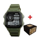 Годинник наручний  Patriot 010AGUASI Тризуб срібло Зелений + Коробка