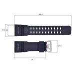 Ремінець для годинника Skmei 1283/1277/1384BK Black - Зображення 2