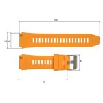 Ремінець запасний для смарт годинника Modfit Combat Orange - Зображення 3