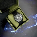 Годинник наручний Awarder Embroidery Black-Army Green Black Automatic 10ATM - Зображення 4