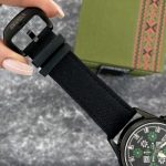 Годинник наручний Awarder Embroidery Black-Green Black Automatic 10ATM - Зображення 10