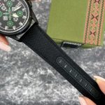Годинник наручний Awarder Embroidery Black-Green Black Automatic 10ATM - Зображення 9