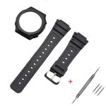 Ремінець + безель (рант) для Casio G-Shock GA-2100 Black SI