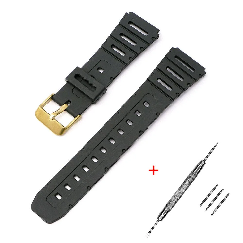 Ремінець для Casio G-Shock CA-53W 20mm Black GD - Зображення 1