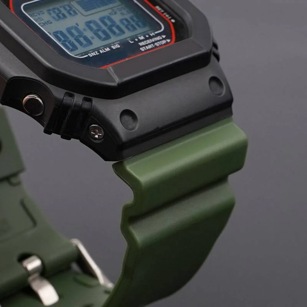 Ремінець для Casio G-Shock DW-6900 Army Green SI - Зображення 11