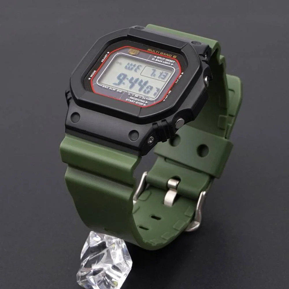 Ремінець для Casio G-Shock DW-6900 Army Green SI - Зображення 9