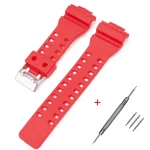 Ремінець для Casio G-Shock GA-100/110 Red SI