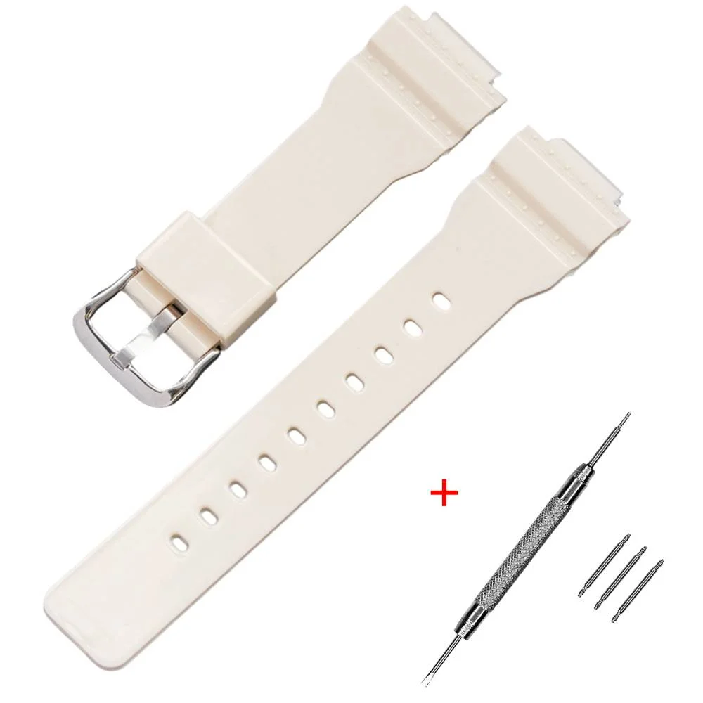 Ремінець для Casio G-Shock DW-5600 Beige-Glossy SI - Зображення 1