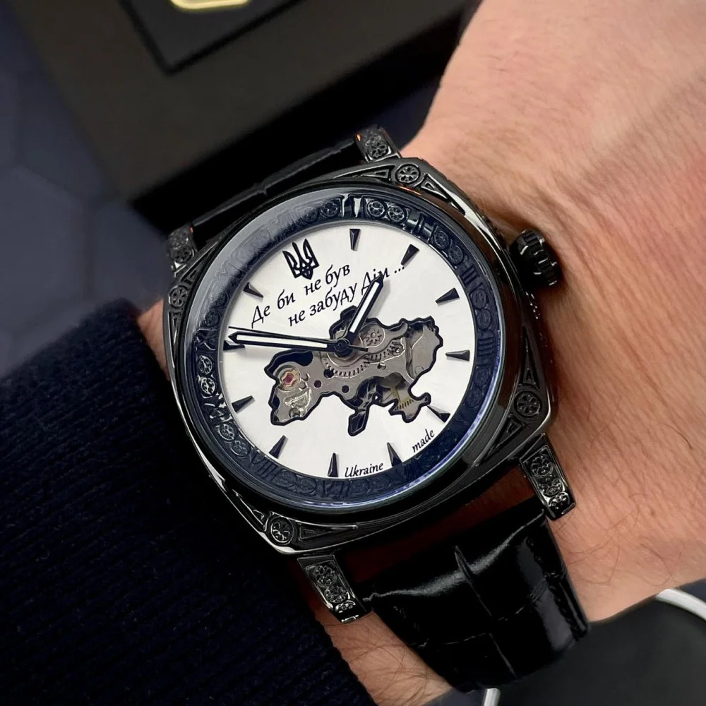 Чоловічий годинник Awarder 021-3D Де би не був Black-White - Зображення 2