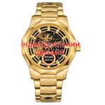 Класичний чоловічий годинник Awarder 024 Gold під Індивідуальний дизайн, сталевий ремінець