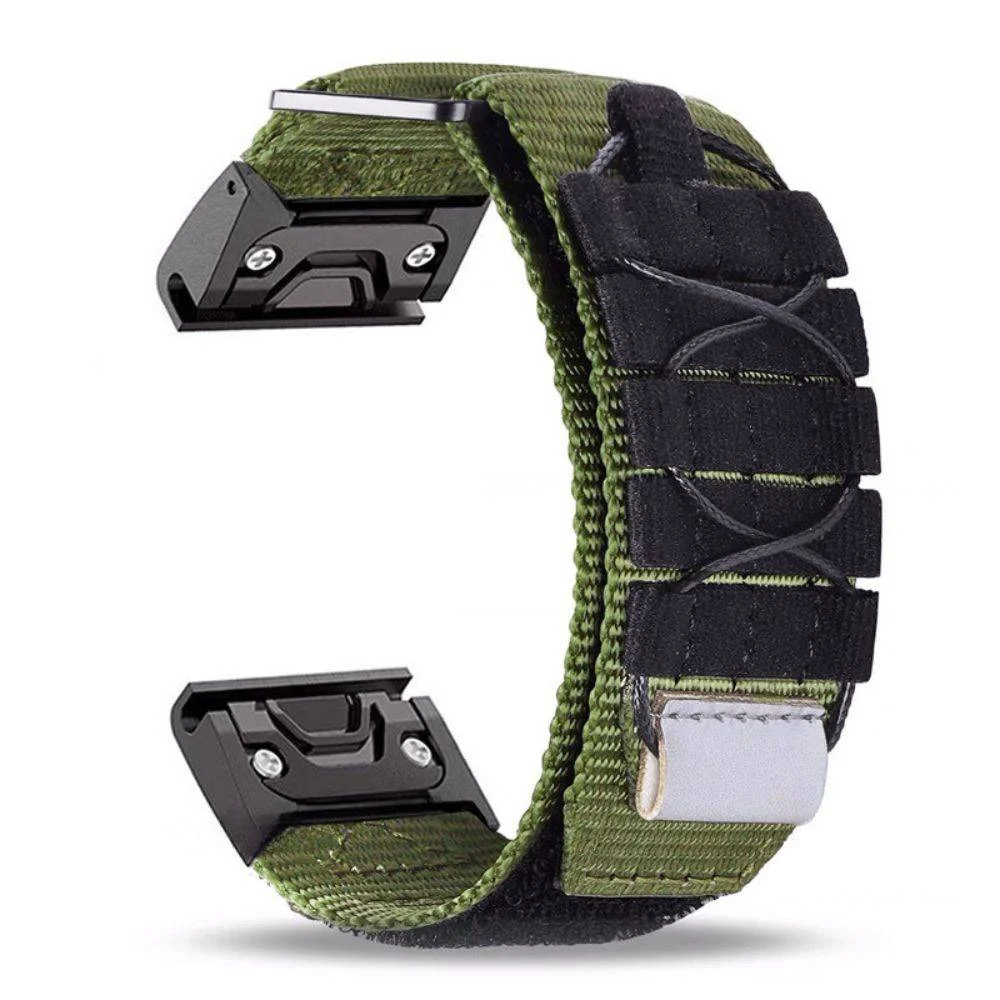 Nylon Pro for Garmin Army Green 22 мм Ремінець для годинника Nylon Pro for Garmin Green 22 мм - Зображення 1