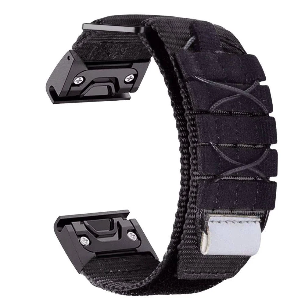 Nylon Pro for Garmin Black 22 мм Ремінець для годинника Nylon Pro for Garmin Black 22 мм - Зображення 1