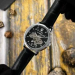 Класичний чоловічий годинник Awarder 022 Automatics Не Забуду Дім Silver-Black - Зображення 5