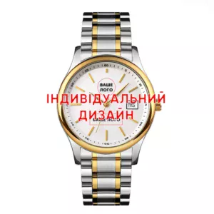 Класичний чоловічий годинник Awarder 023 Gold Steel під Індивідуальний дизайн, водонепроникний, японський механізм