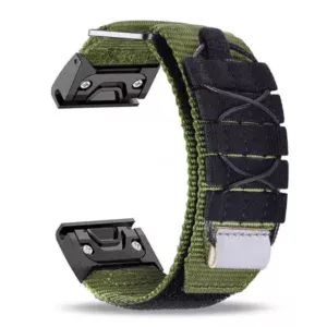 Ремінець для годинника Nylon Pro for Garmin Green 22 мм
