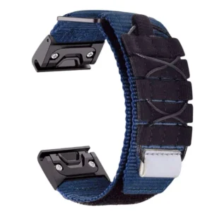 Ремінець для годинника Nylon Pro for Garmin Blue 22 мм