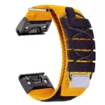 Ремінець для годинника Nylon Pro for Garmin Yellow 22 мм