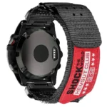 Ремінець для годинника Hemsut HGA142 Shock the world Garmin Black 22 mm - Зображення 2